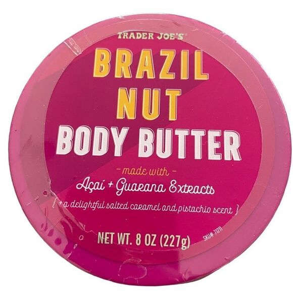 Trader Joe’s Lotion Brazil Nut Body Butter Lotion Cream 8 oz Limited Edition NWT - Picture 1 of 2